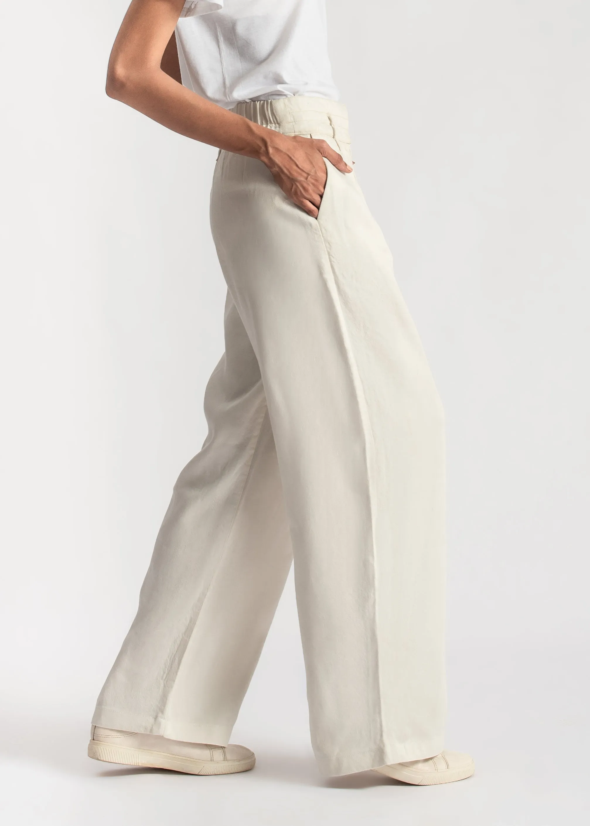 White Palazzo Pants