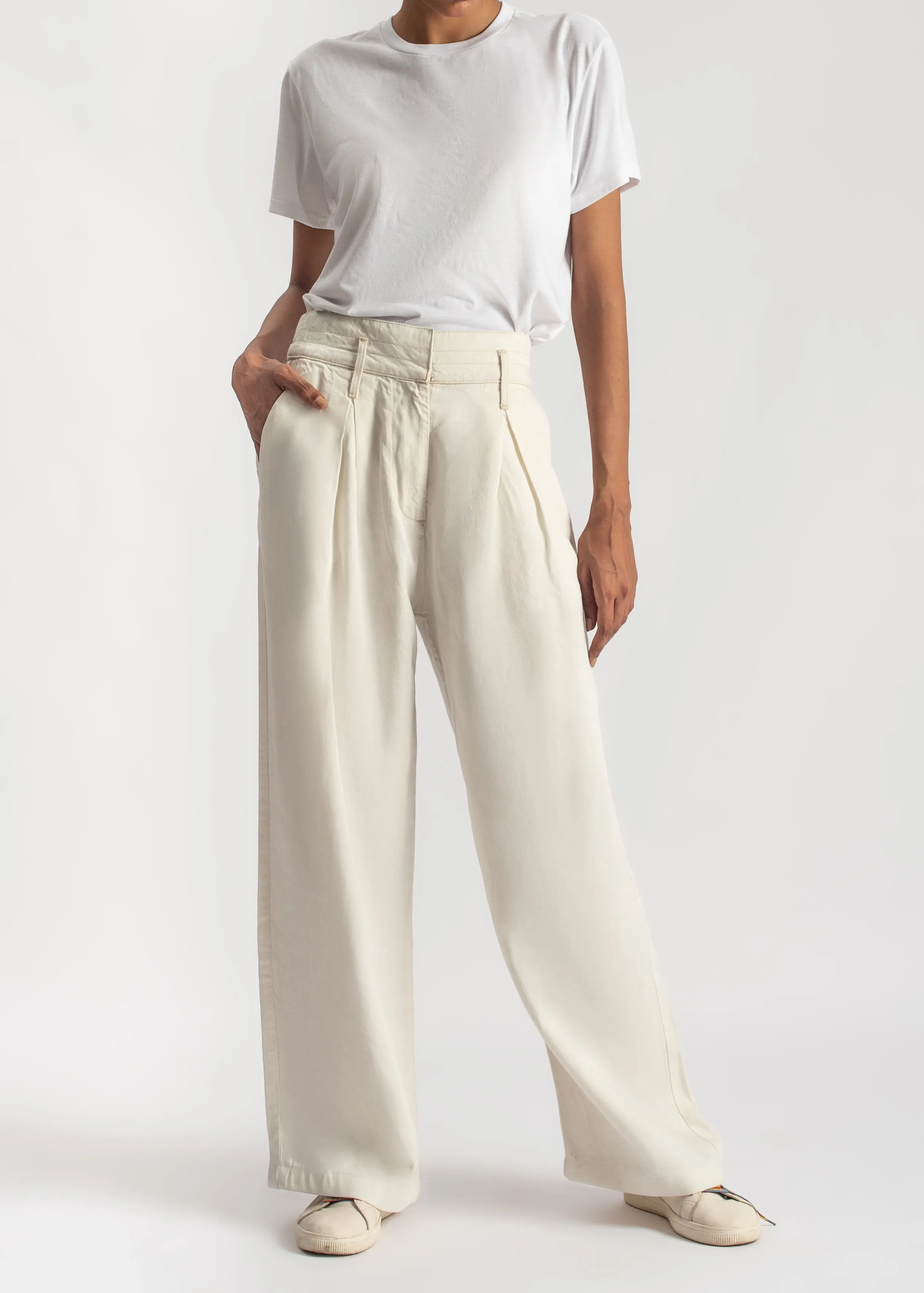 White Palazzo Pants