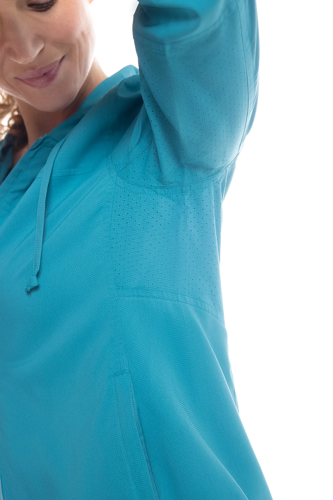 Women's Arcadian Packable Sunblock Jacket | Tahitian Teal