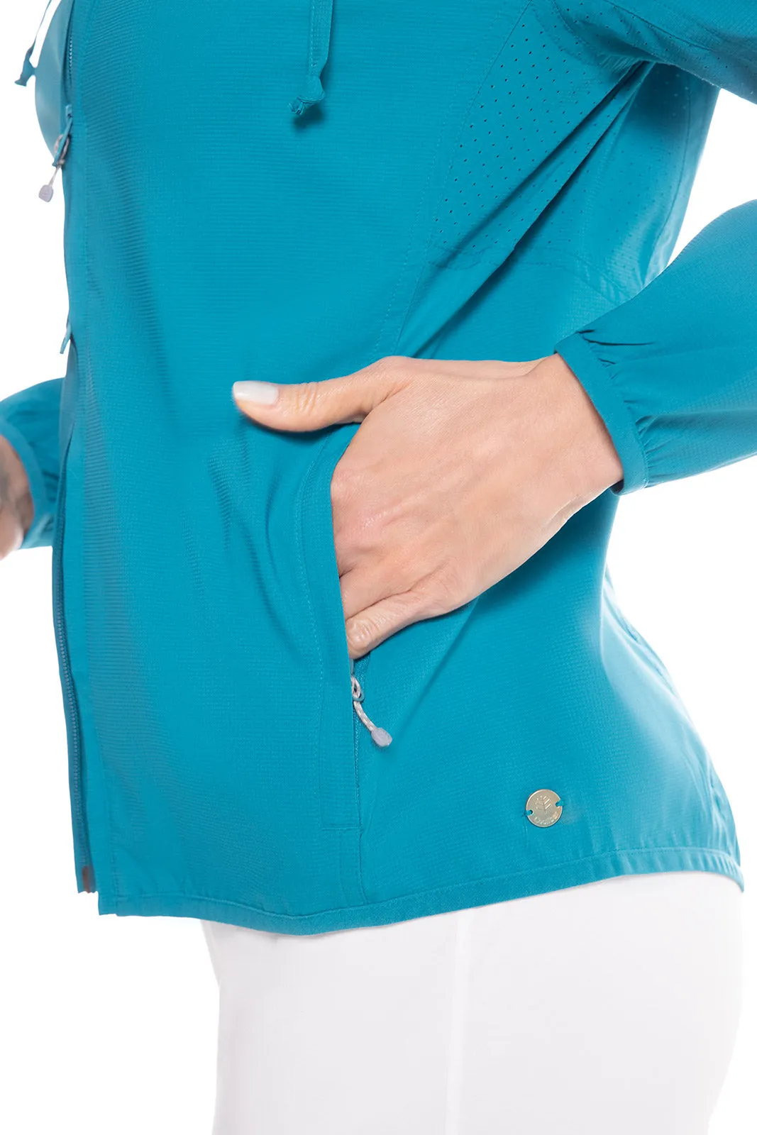 Women's Arcadian Packable Sunblock Jacket | Tahitian Teal