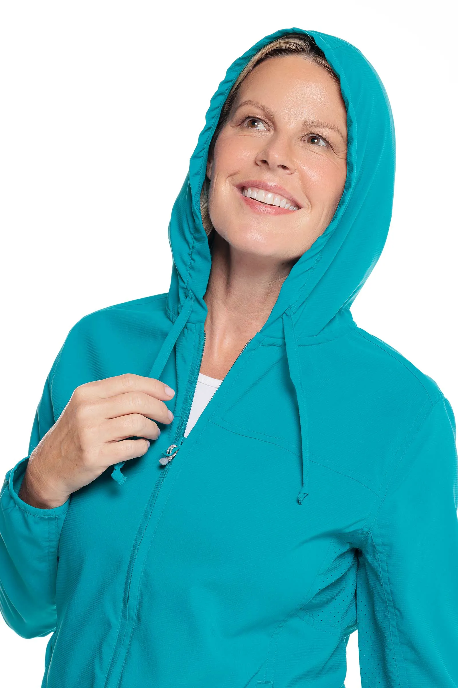 Women's Arcadian Packable Sunblock Jacket | Tahitian Teal