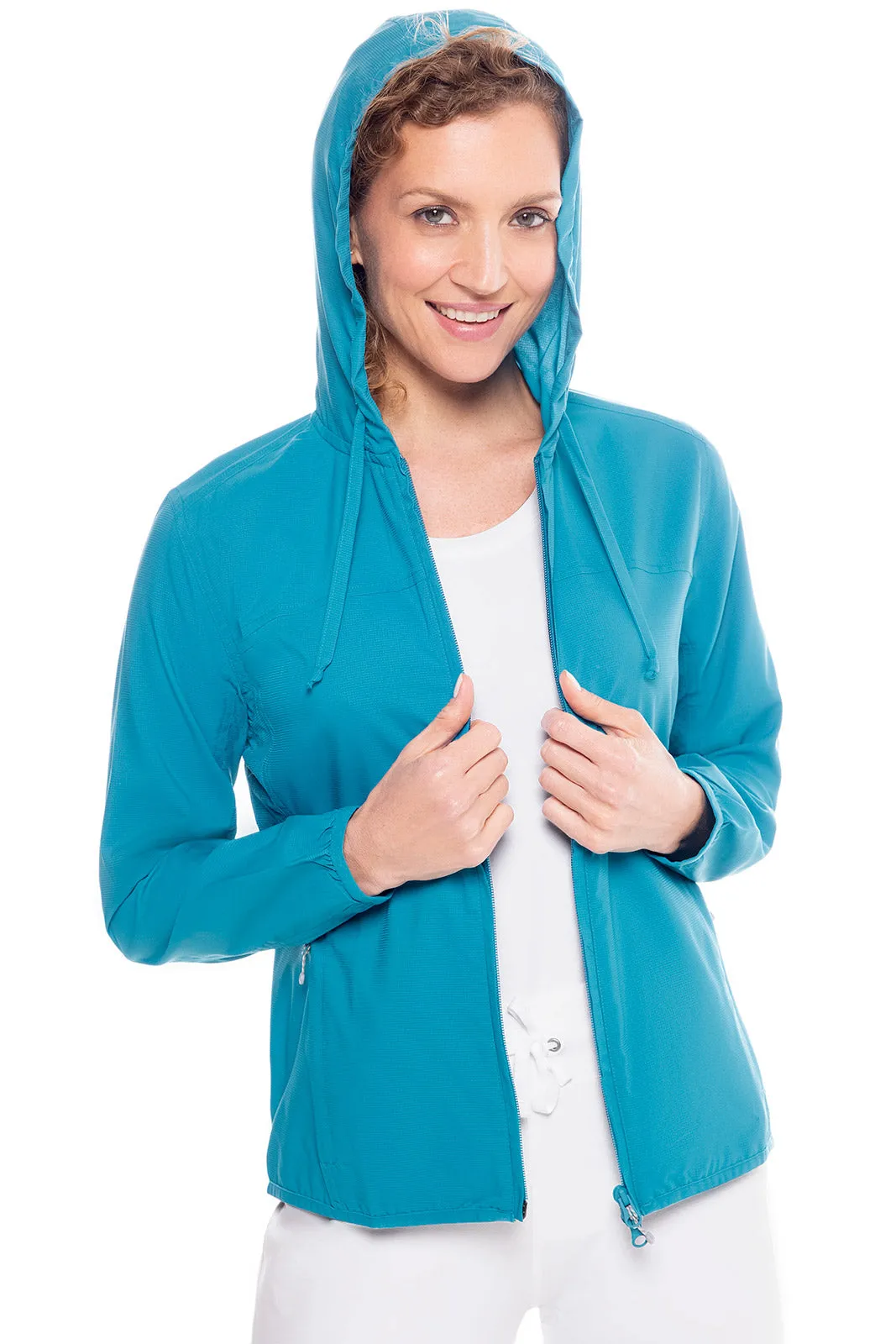 Women's Arcadian Packable Sunblock Jacket | Tahitian Teal