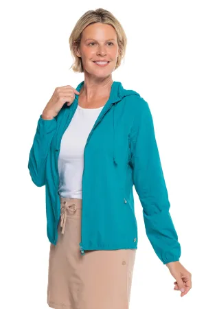 Women's Arcadian Packable Sunblock Jacket | Tahitian Teal