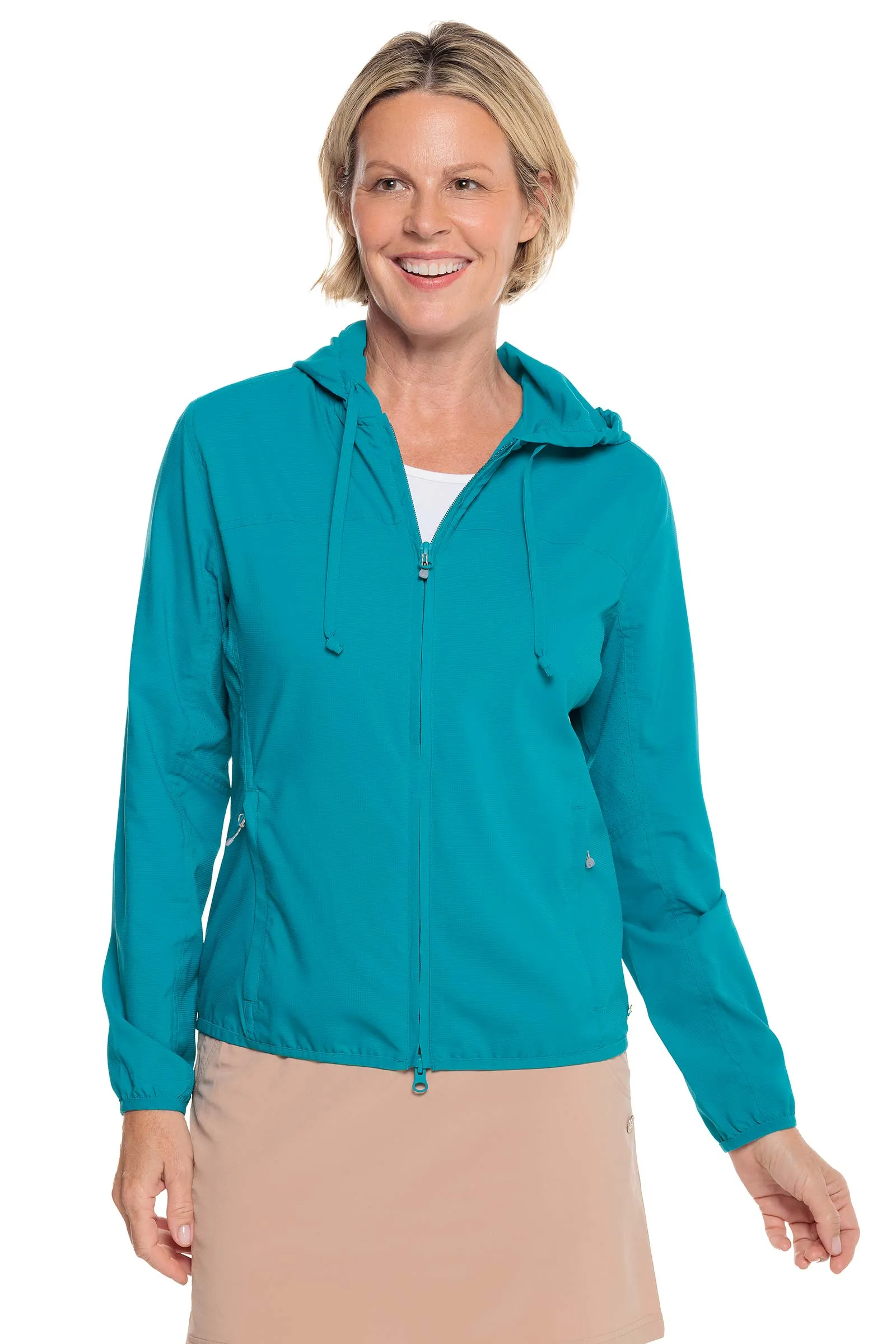 Women's Arcadian Packable Sunblock Jacket | Tahitian Teal