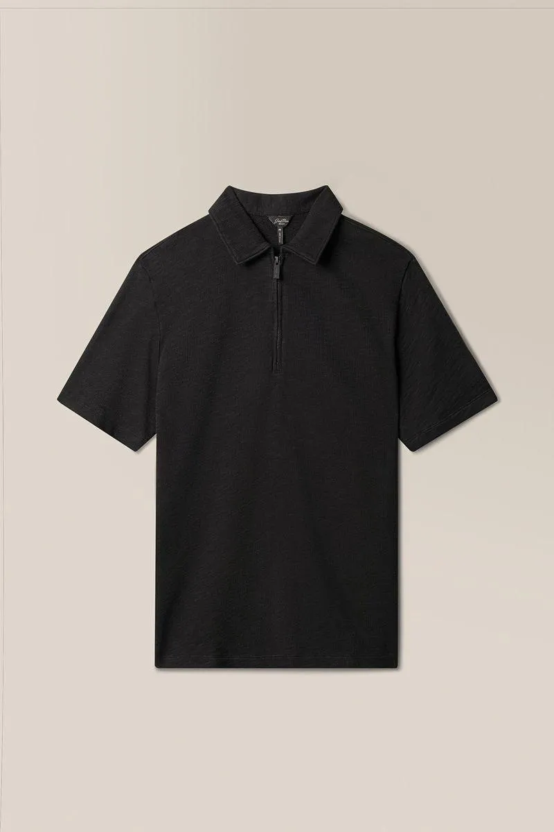 Zip Polo | Natural Marl