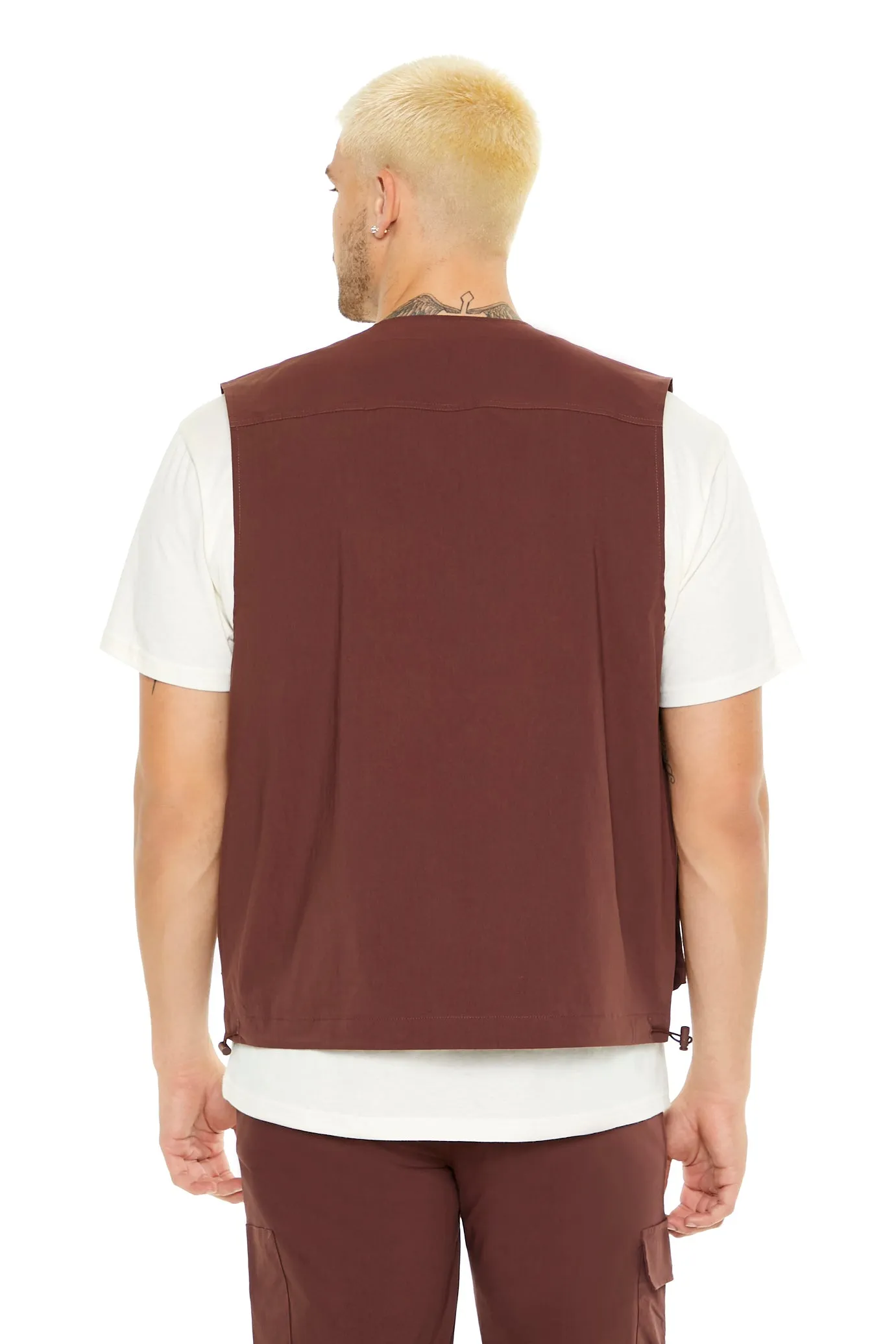 Zip-Up Cargo Vest