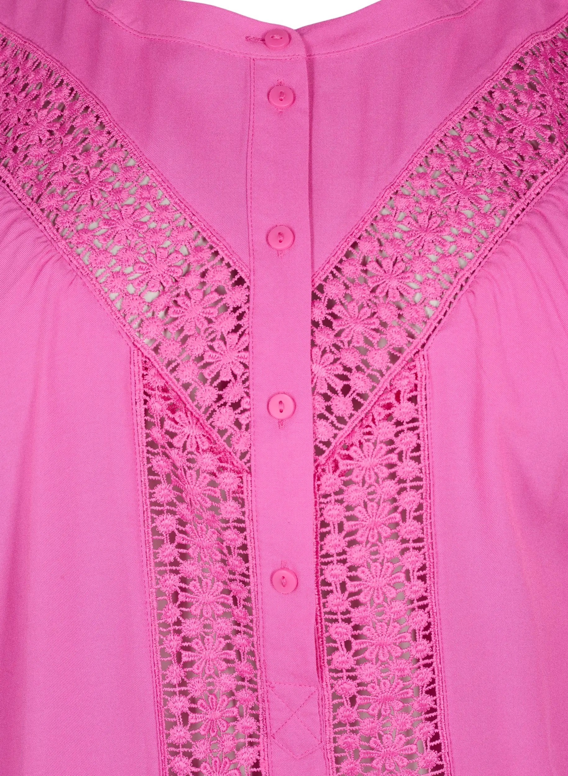 Zizzi Elna Blouse in Pink